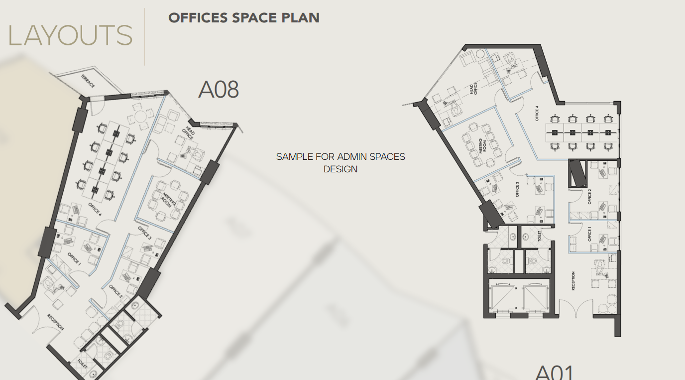 layout office space